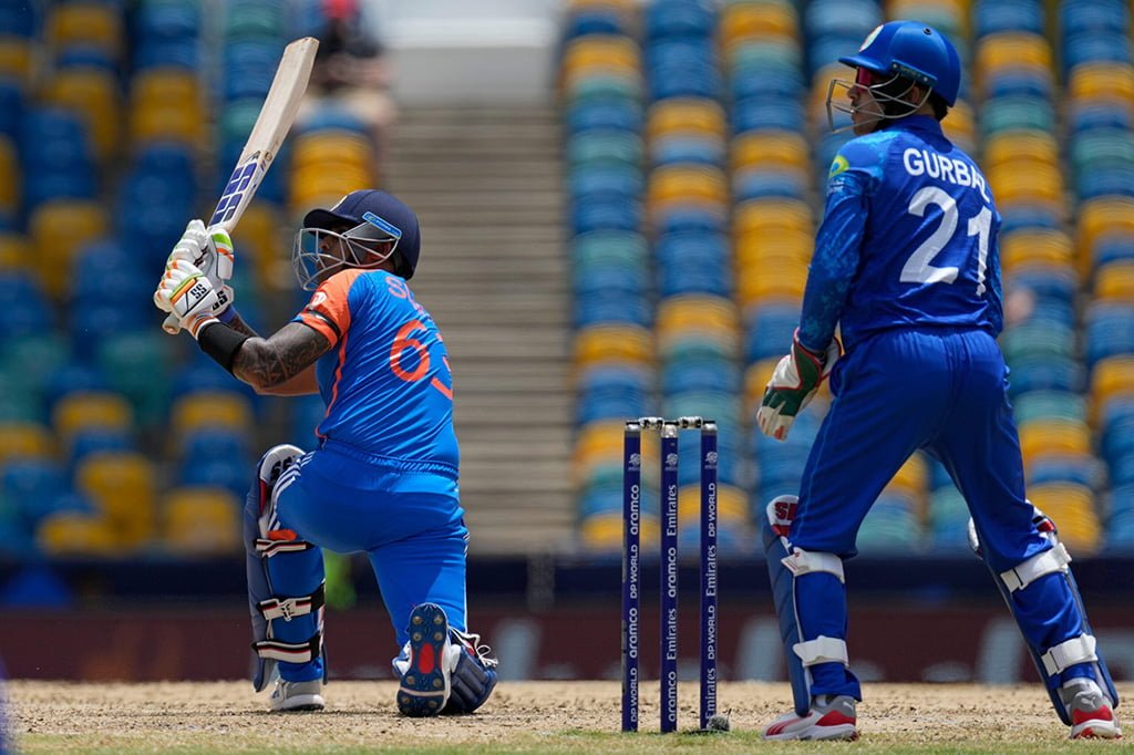 India Dominates Afghanistan in Super 8 Clash