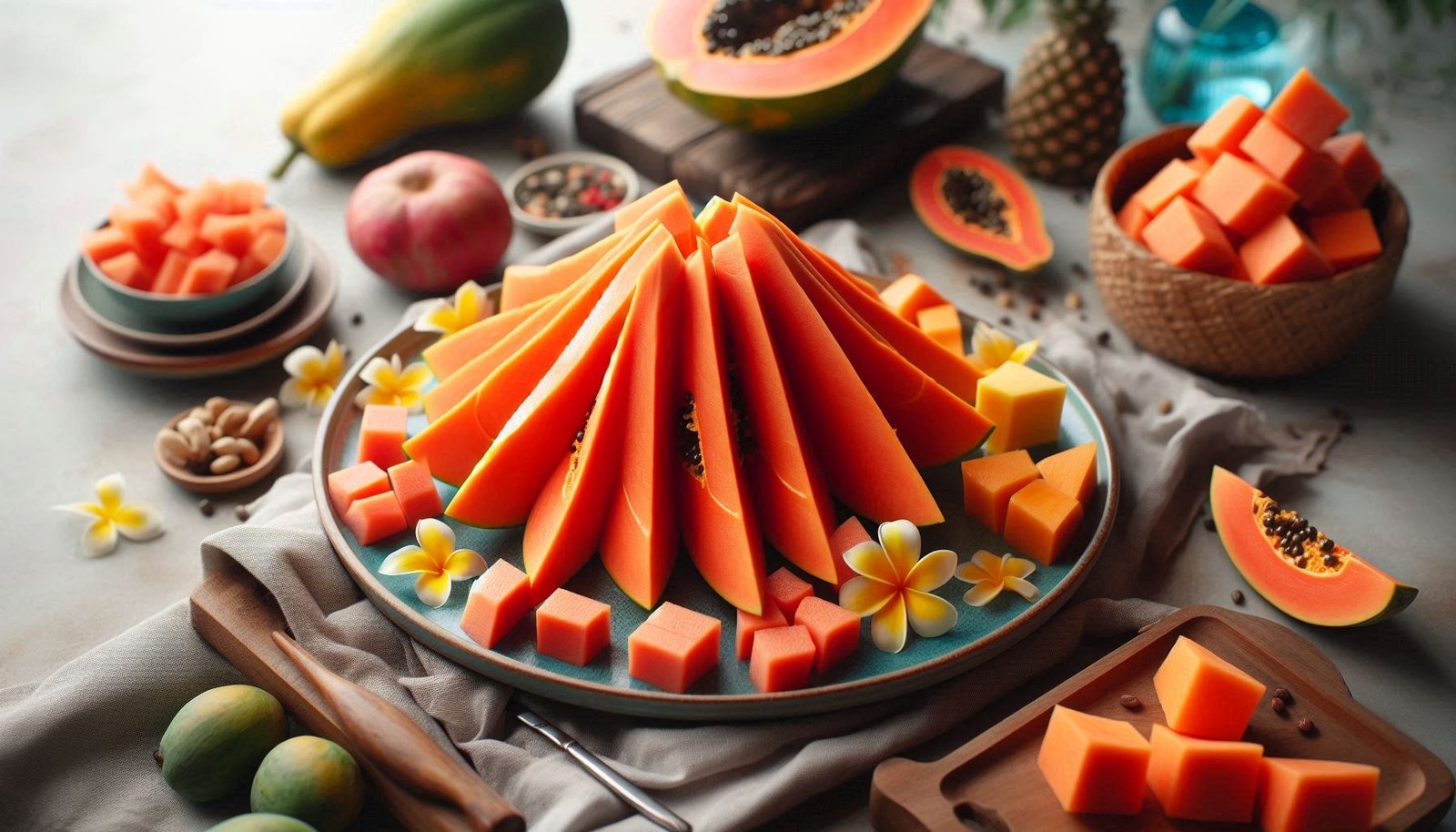 Mixed Salad with papaya